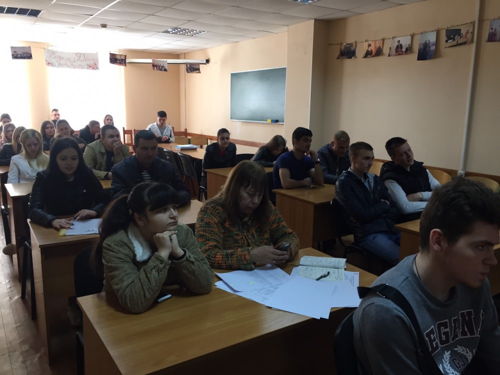Зустріч студентів з офіцером військової кафедри ОНПУ
