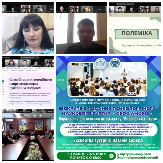 Участь у ворк-шопі з елементами інтерактиву «Впевнений спікер»